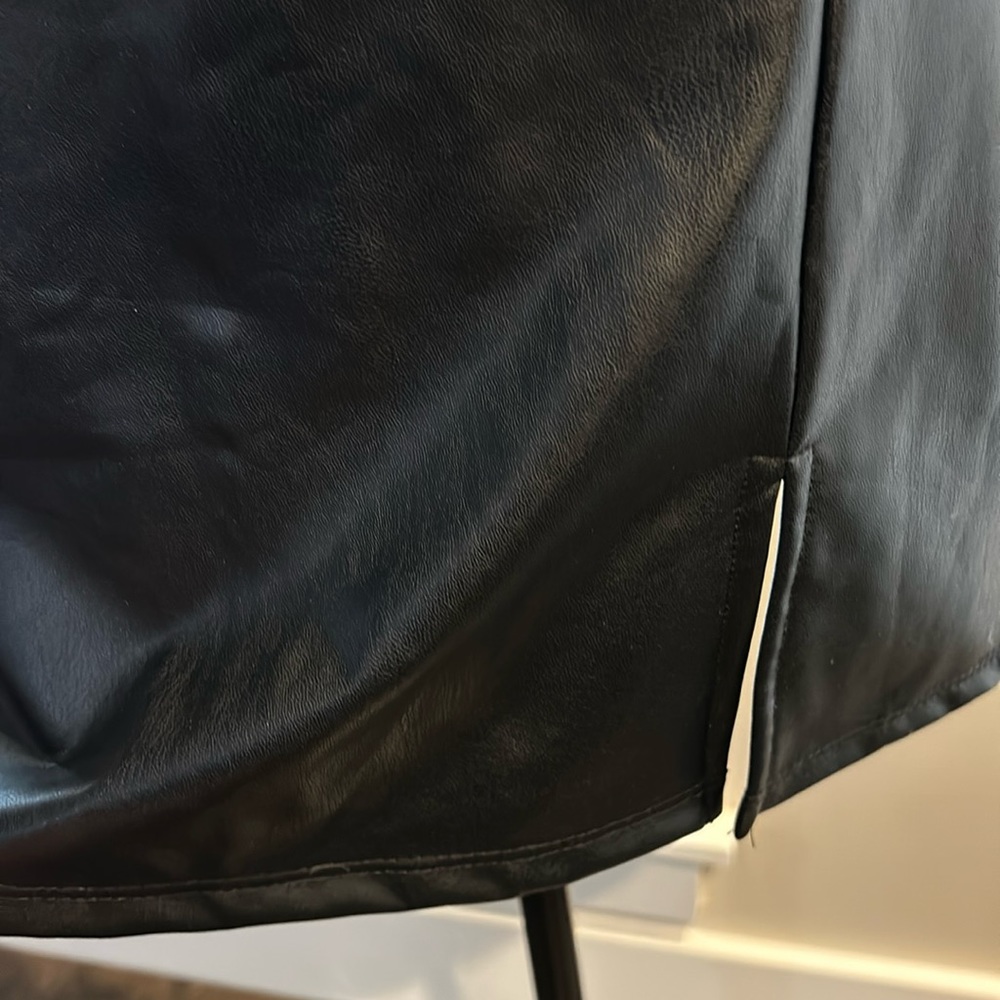 Altar'd State Elegant Black Mini Skirt - Picture 2 of 7